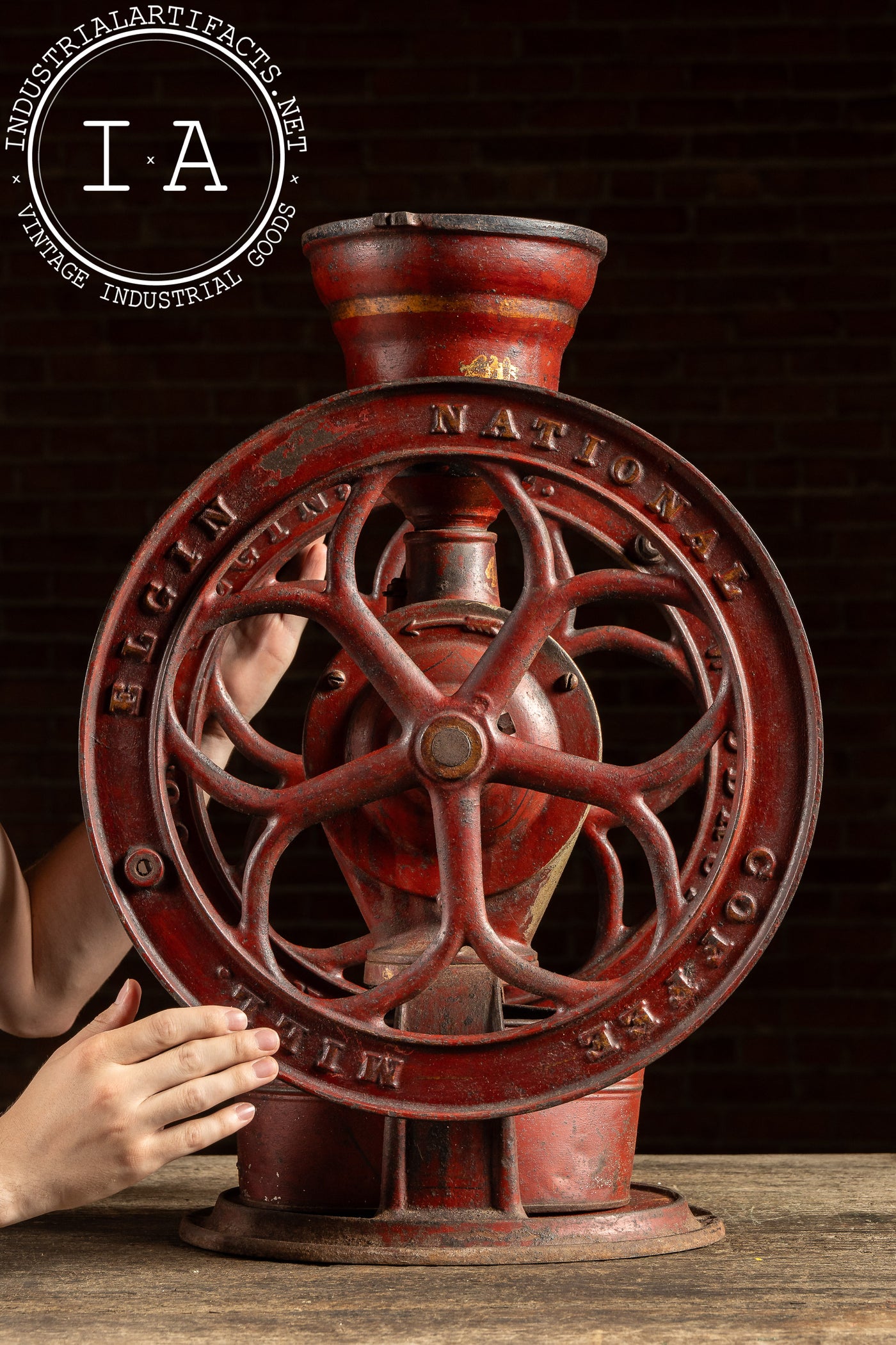 Early 20th Century Coffee Grinder by Elgin National