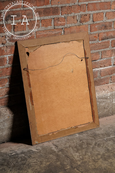 Early Painting Of Woman, Oil on Framed Canvas by Salcia Bahnc