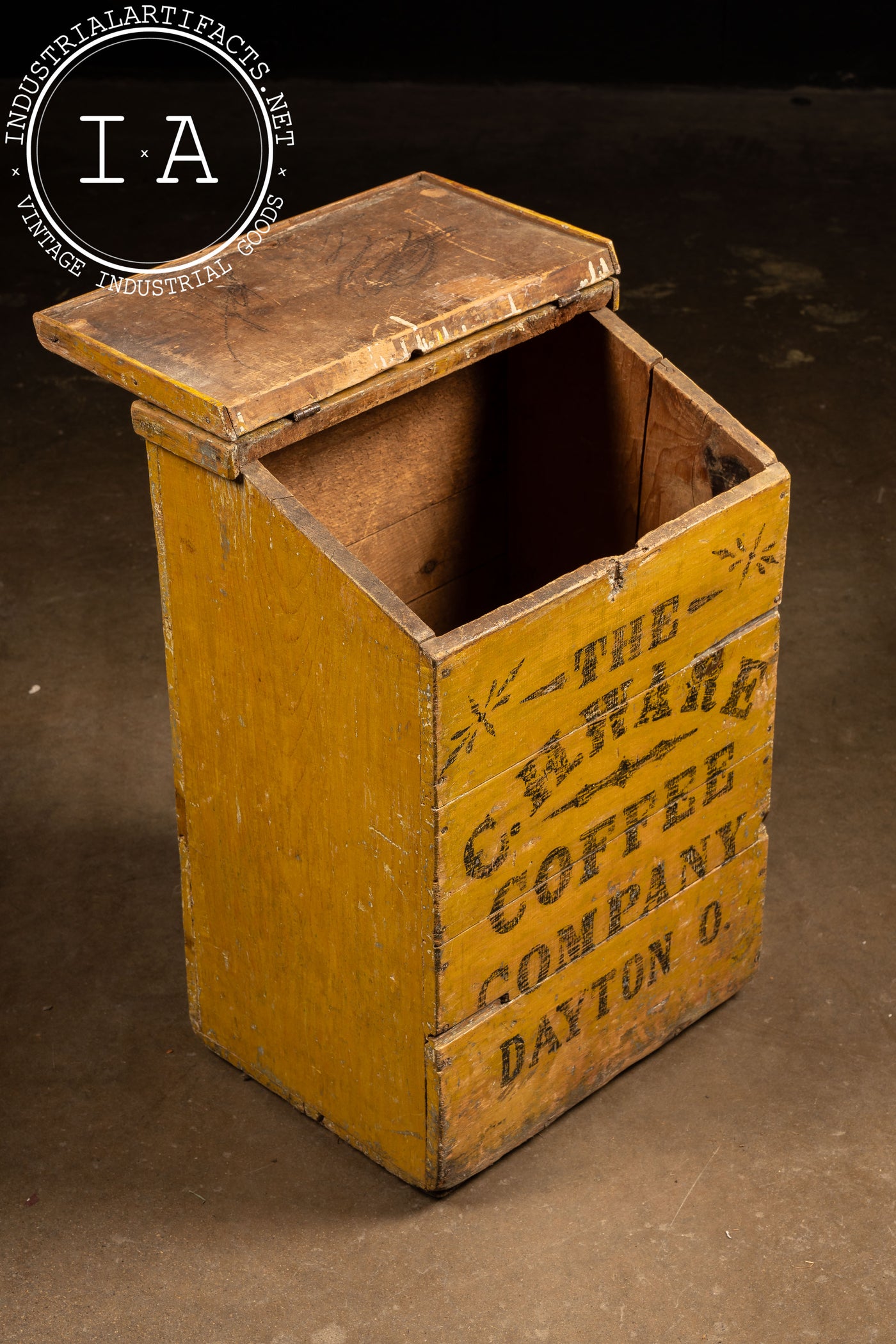 19th Century C. H. Ware Coffee Company Bin