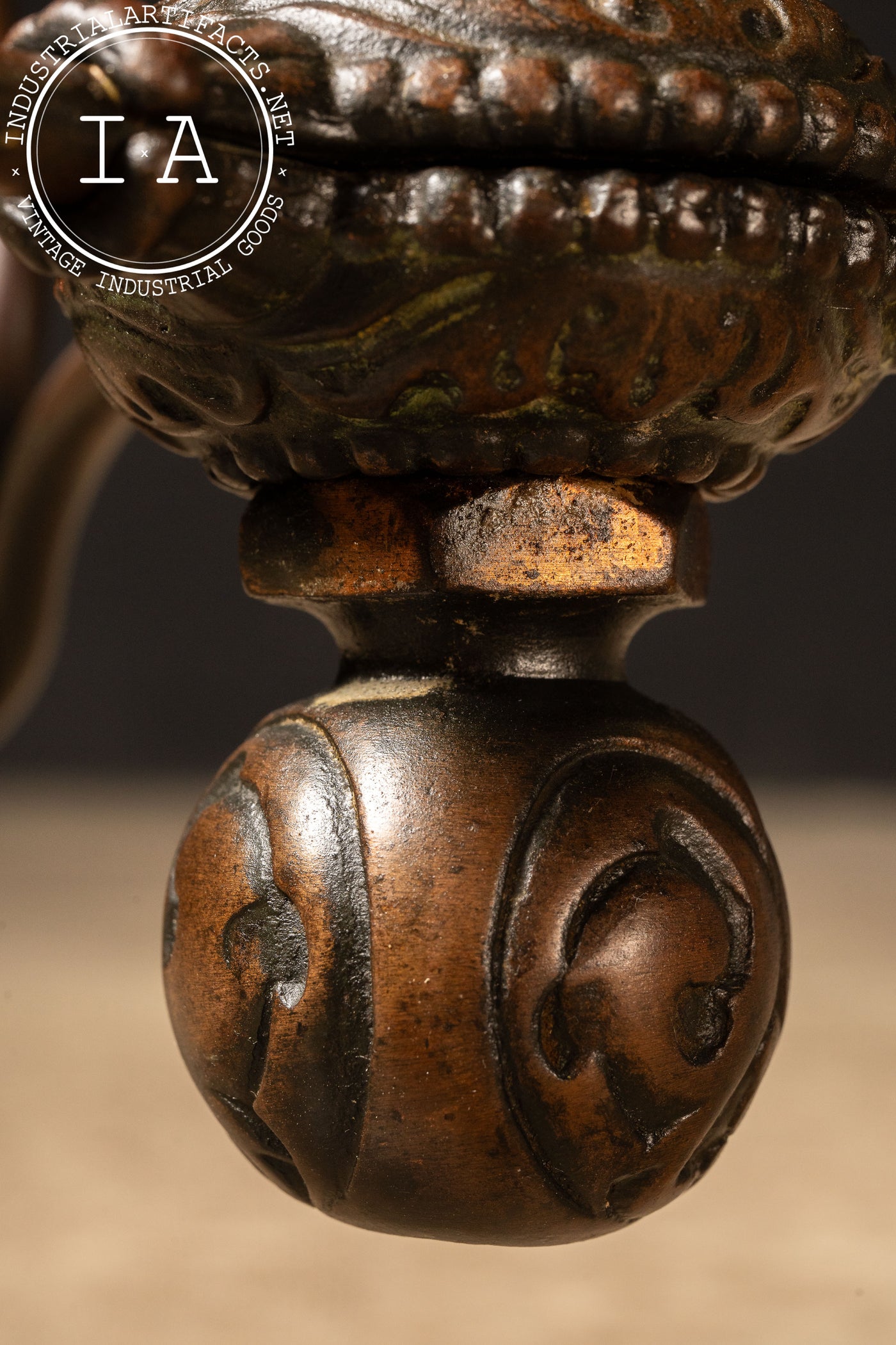 Late 19th Century Japanned Copper Piano Stool