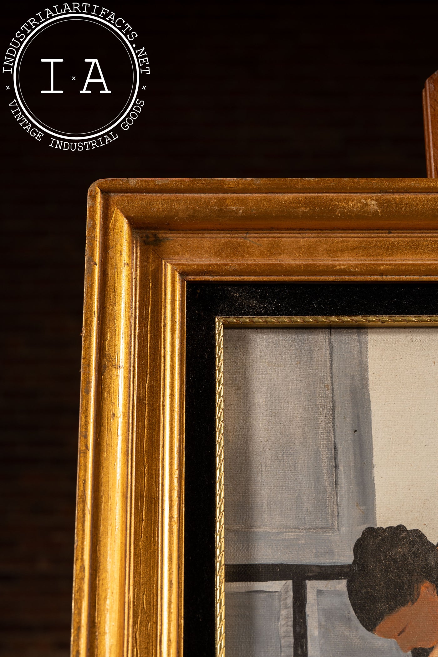 Figure Study, Dancer | Framed Vintage Pat Brown Painting, Signed