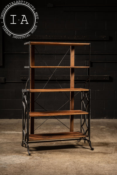 Antique Baker's Folding Rack and Table