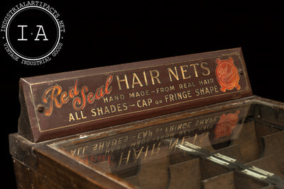 Red Seal Hair Nets POS Display Case