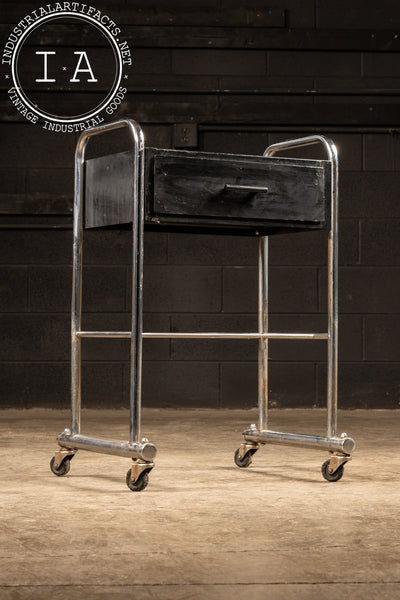 Art Deco Rolling Medical Trolley