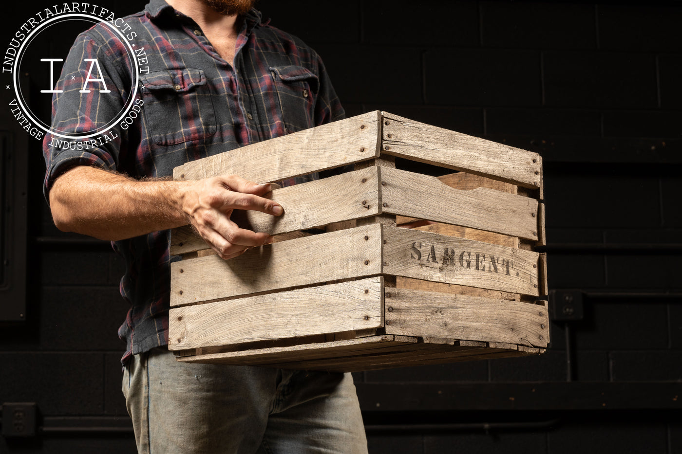 Vintage Sargent Shipping Crate