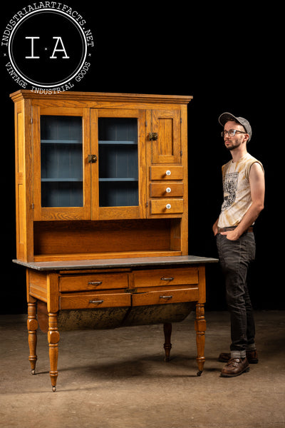 Early 20th Century Hoosier Cabinet by Hoosier