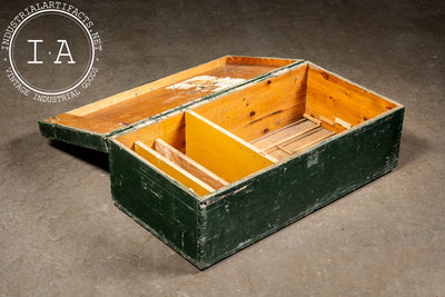 Vintage Swedish Wooden Trunk