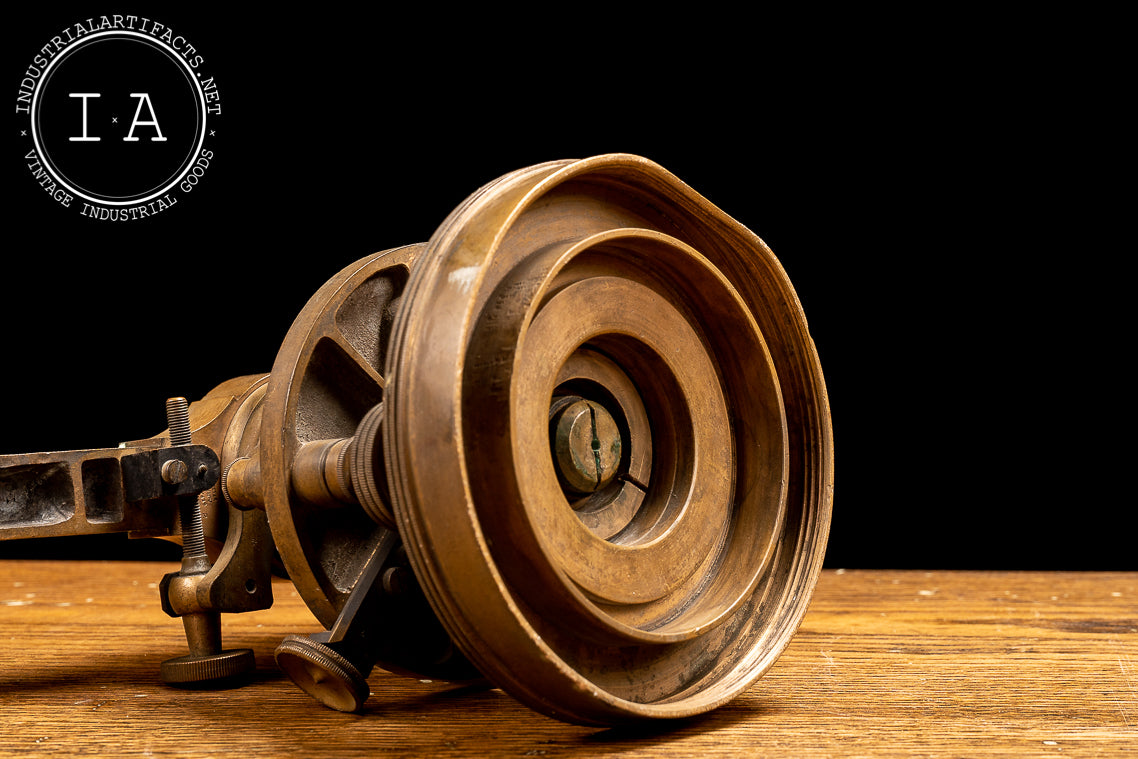 Antique Solid Brass Surveyor Transit