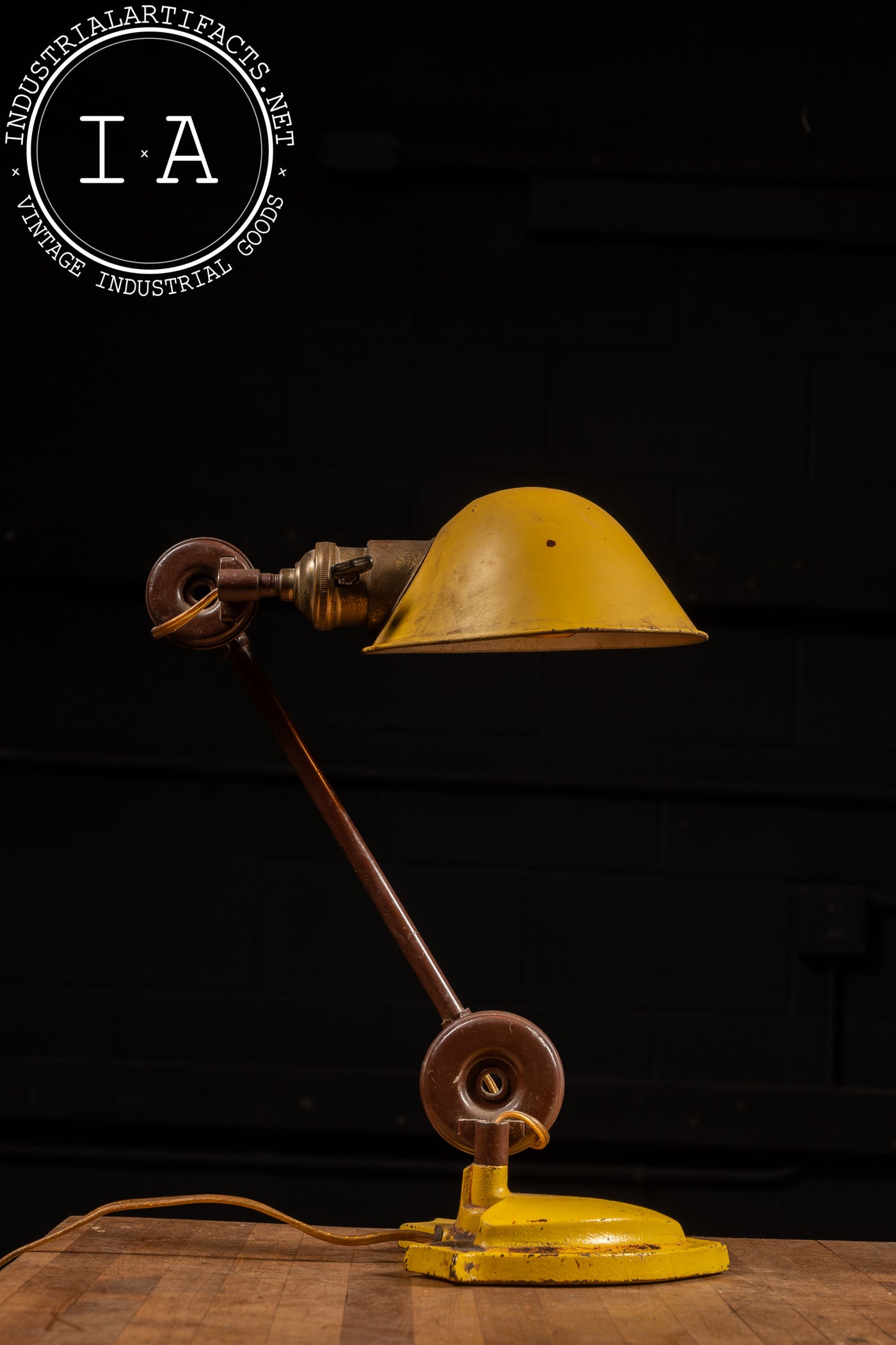 Vintage Edon Industrial Table Lamp