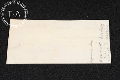 Autobiography of Oliver Otis Howard, Two-Volume Set with Signed Note