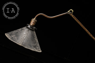 Antique Faries Model 5 Industrial Lamp
