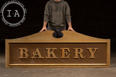 Vintage Large Wooden “Bakery” Trade Sign