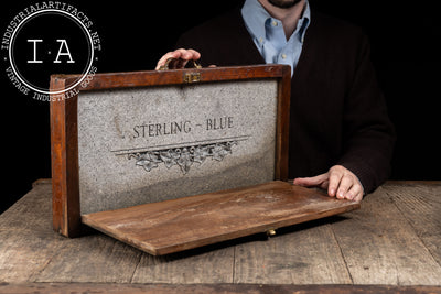Vintage Salesman Sample Headstone in Case