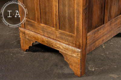 Massive Early 20th Century Oak 13-Drawer Flat File Cabinet