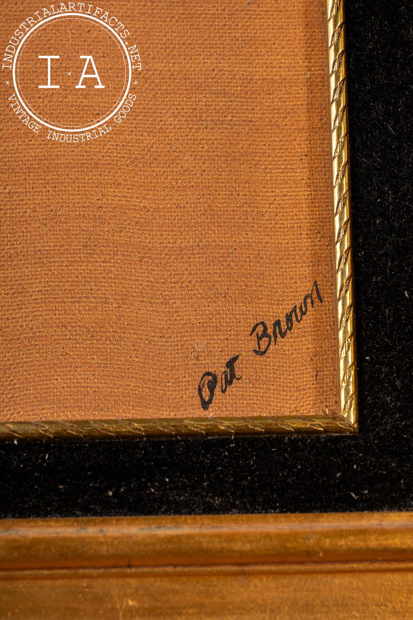 Figure Study, Dancer | Framed Vintage Pat Brown Painting, Signed