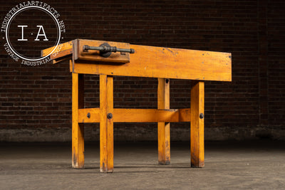 Early 20th Century Maple Workbench