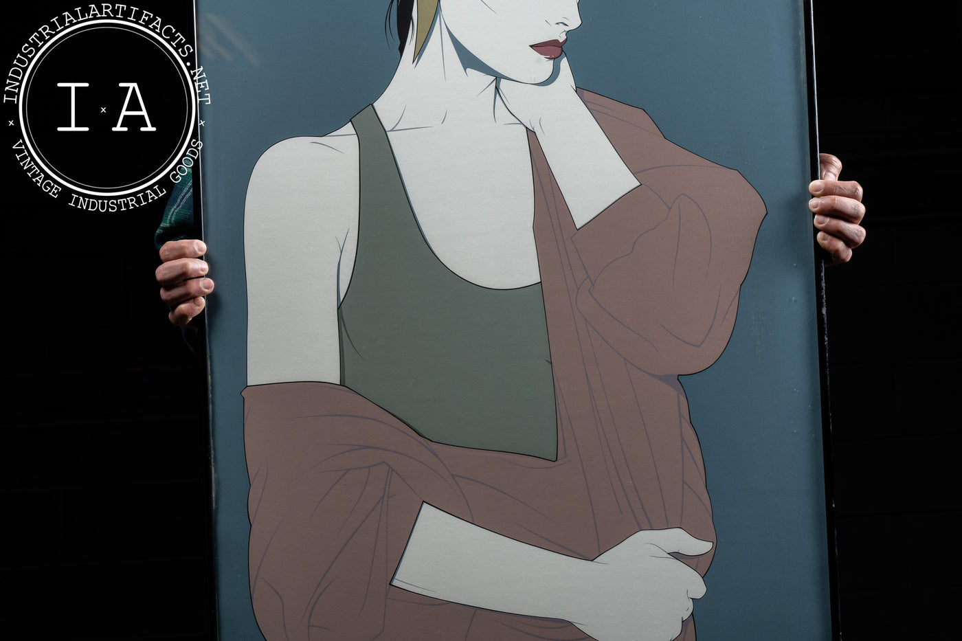 Santa Monica | Framed Patrick Nagel Exhibition Poster for 11th St. Gallery