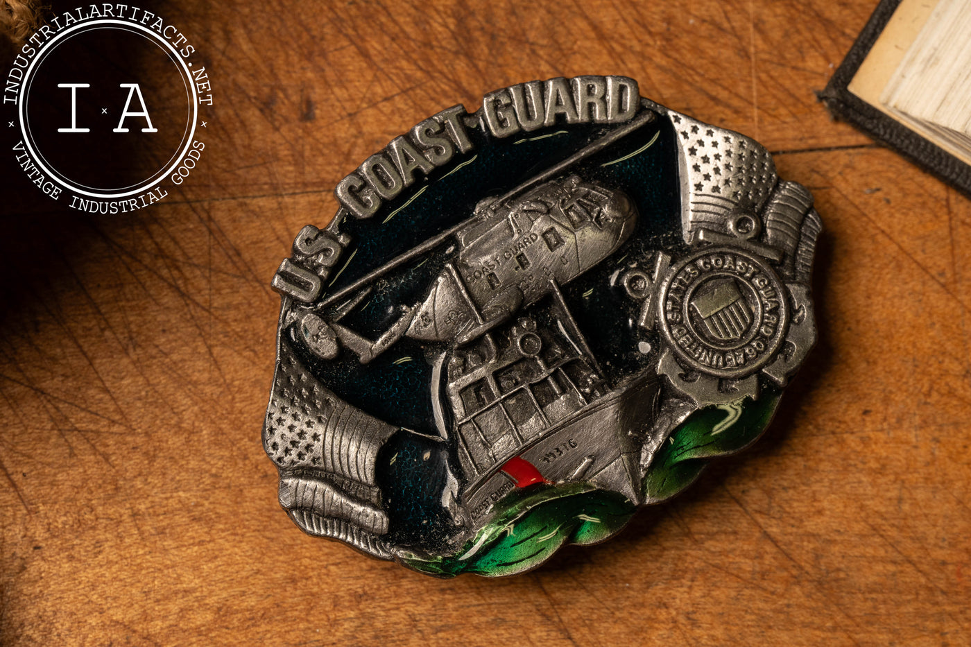 1982 US Coast Guard Belt Buckle