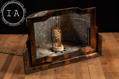 Japanned Copper C.E.S.A. Industrial Inspection Lamp
