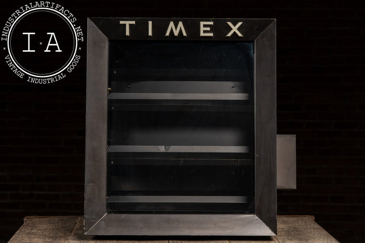 Vintage Timex Motorized Rotating Countetop Display Case