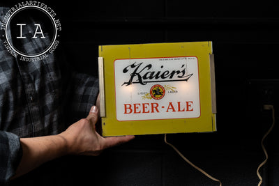 Vintage Kaier's Beer Ale Lighted Sign