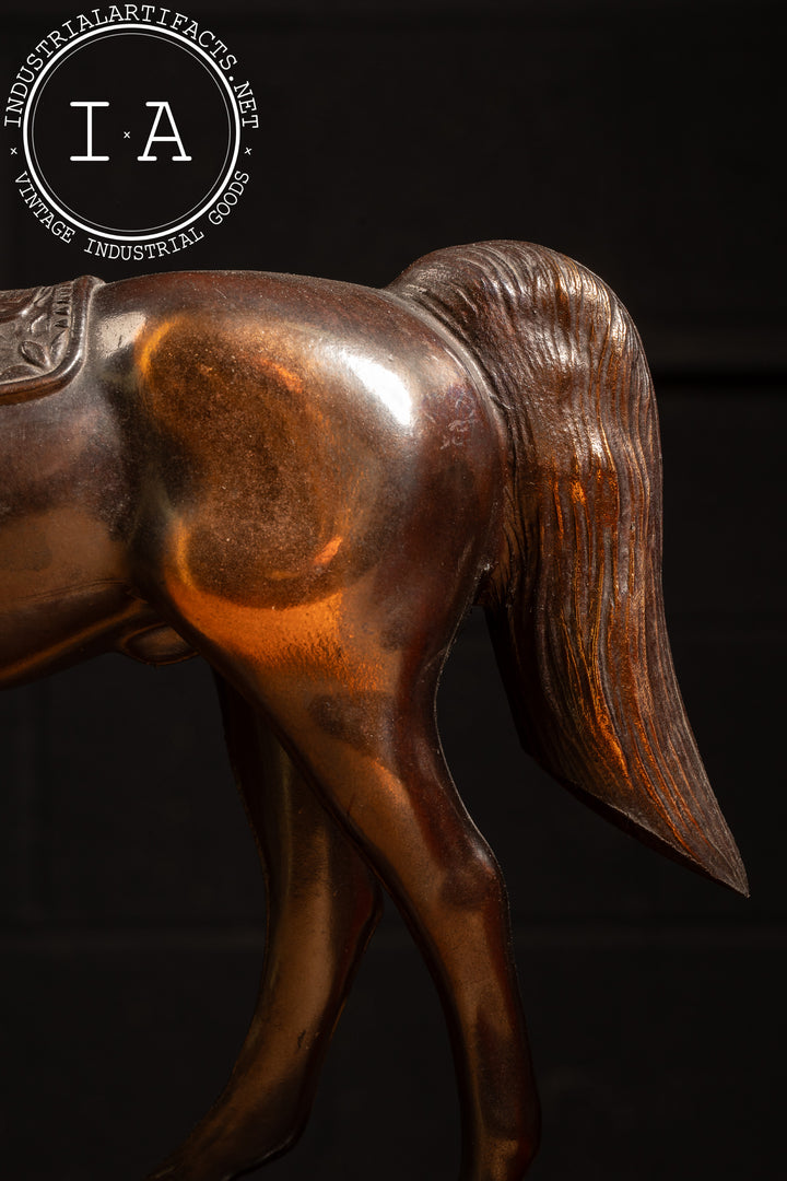 Vintage Sessions Equestrian Copper Clock – Industrial Artifacts