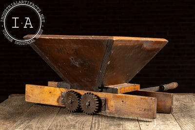 Antique Wooden Grape Crusher