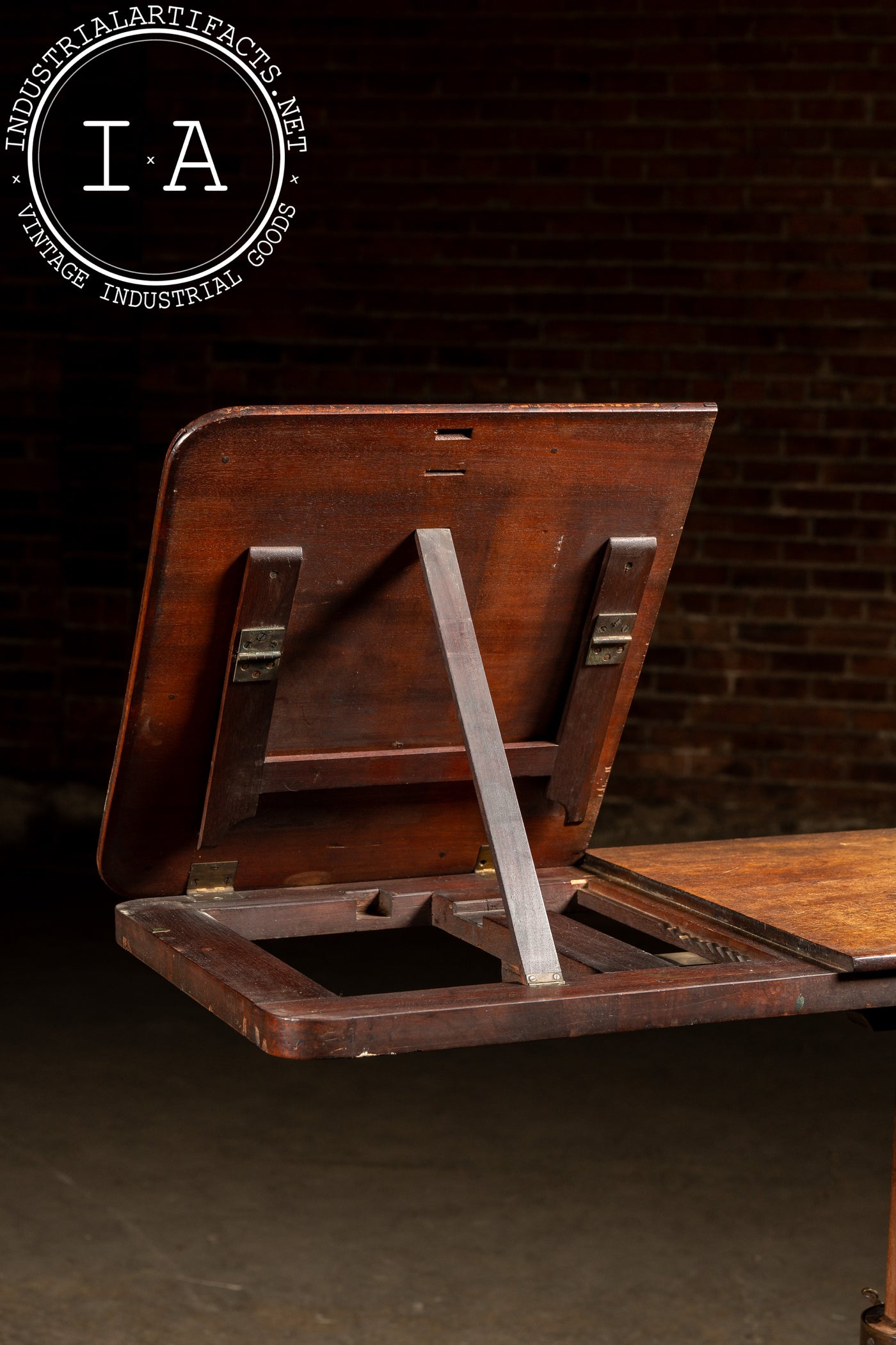 Late 19th Century Adjustable Over-Bed Reading Stand