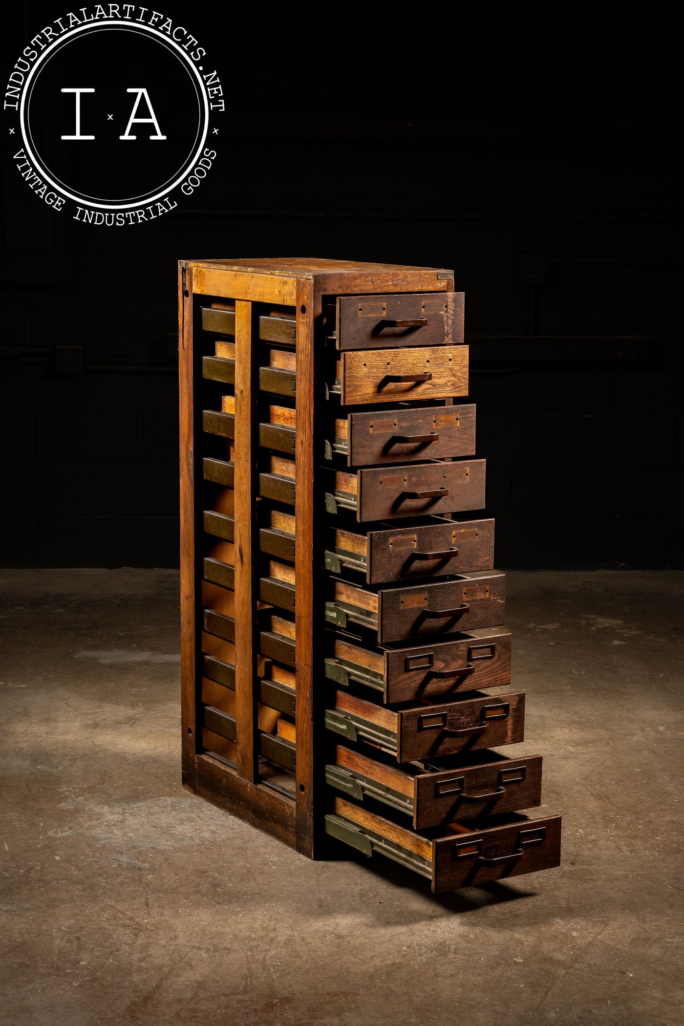 Antique IRS Double Card Catalog