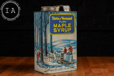 Vintage State of Vermont 66 oz. Maple Syrup Can