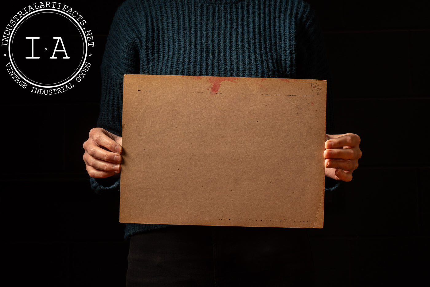 Vintage Cardstock Measles Quarantine Warning Sign