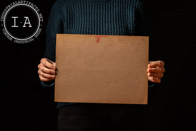 Vintage Cardstock Measles Quarantine Warning Sign