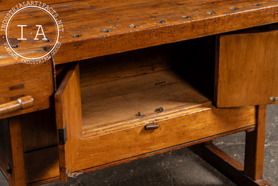 Antique French Carpenter's Workbench