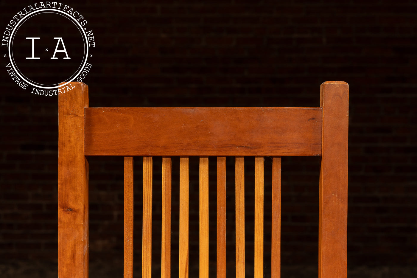 Vintage Frank Lloyd Wright-Inspired High-Back Arts & Crafts Chair