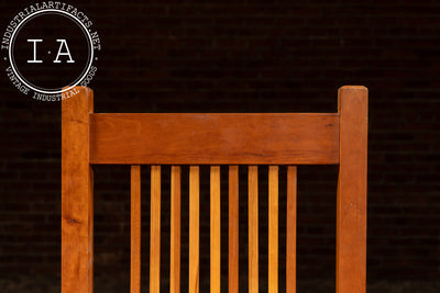 Vintage Frank Lloyd Wright-Inspired High-Back Arts & Crafts Chair