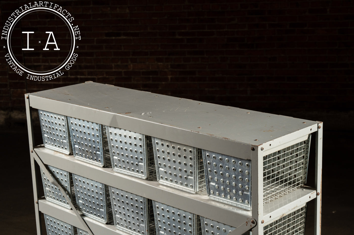 Vintage Steel Swim Locker Set