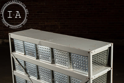 Vintage Steel Swim Locker Set