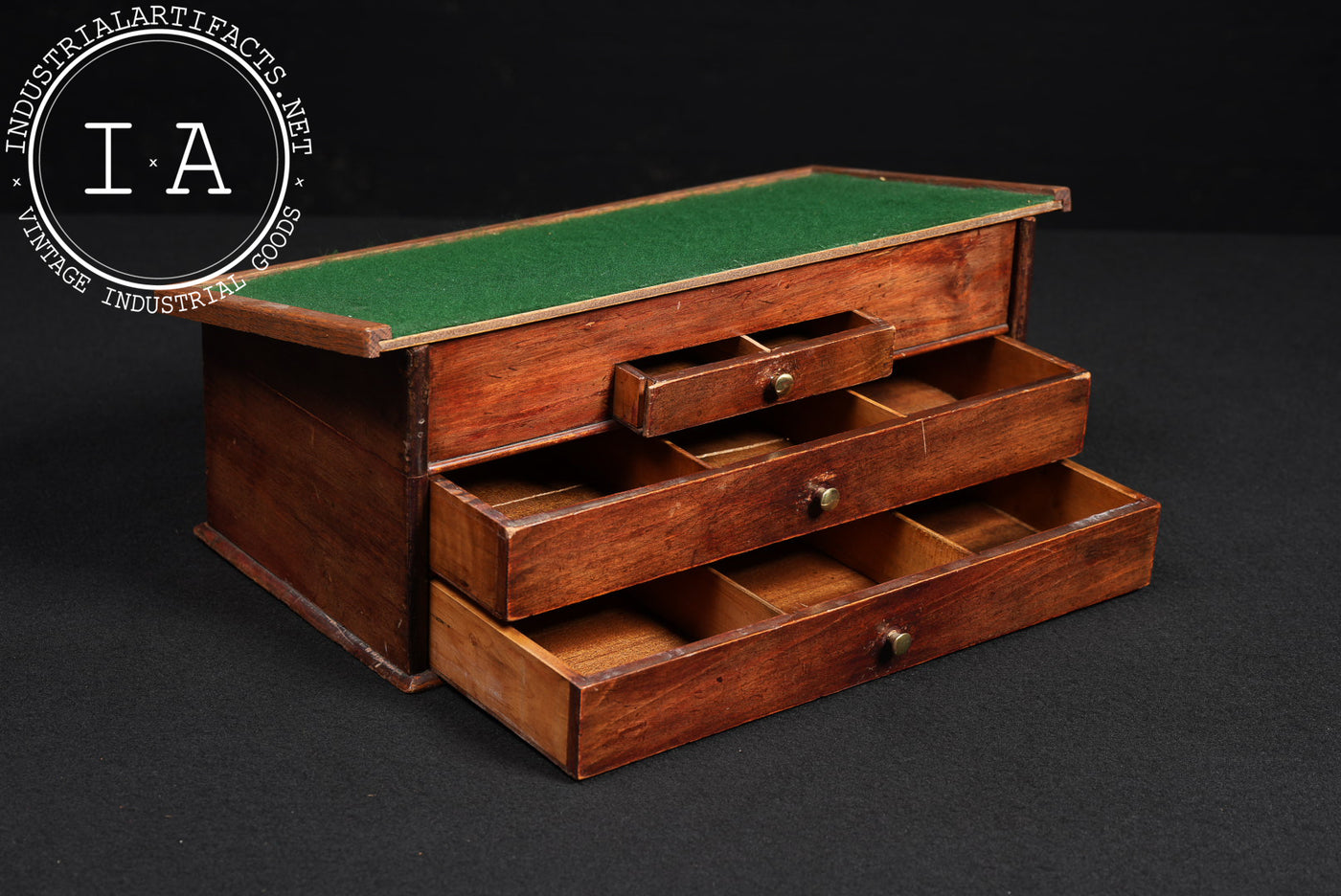 Antique Prym Advertising Countertop POS Cabinet