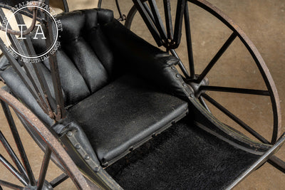 Late 19th Century Children's Buggy in Black