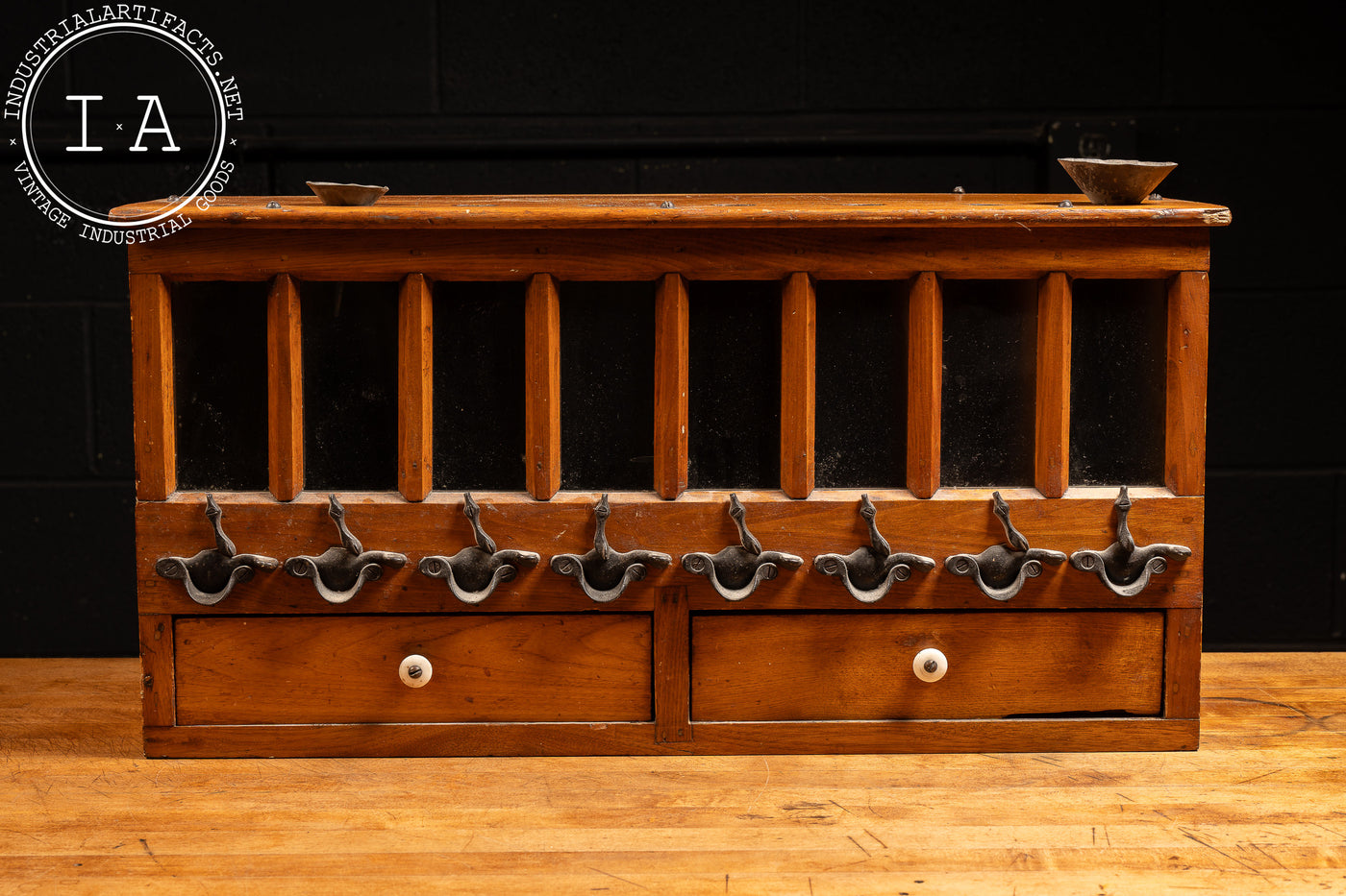 Early 20th Century Shot Dispenser Cabinet