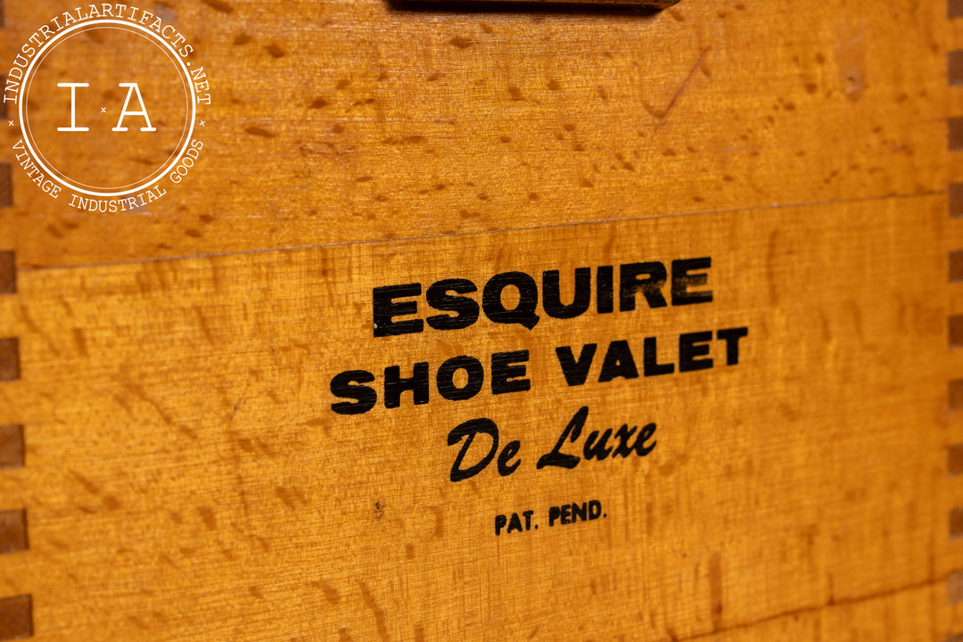 檸檬　Esquire社　アメリカンビンテージ　靴磨きボックス Vintage Esquire Shoe care Chest ビンテージ シューケア