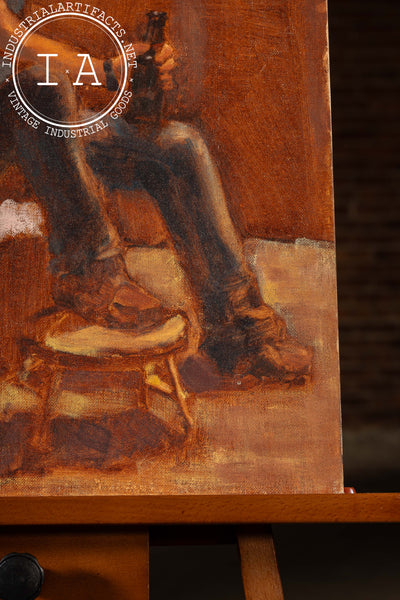 Male Figurative Study | Contemporary Mog Young Park Oil Painting