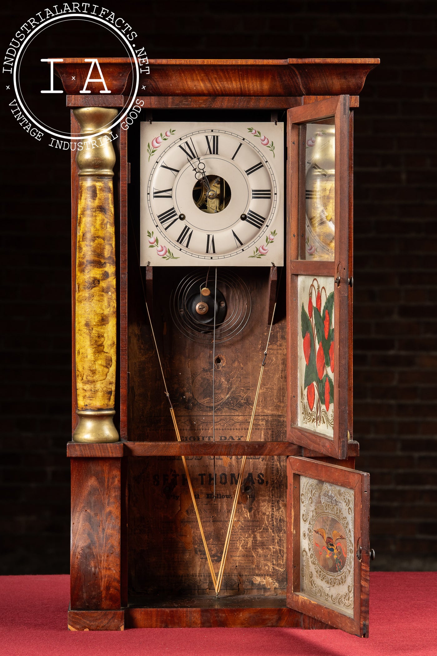 Mid-19th Century Seth Thomas Triple Decker Empire Clock