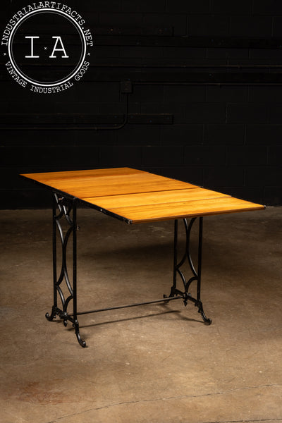 Late 19th Century Metamorphric Oak Baker's Rack and Table