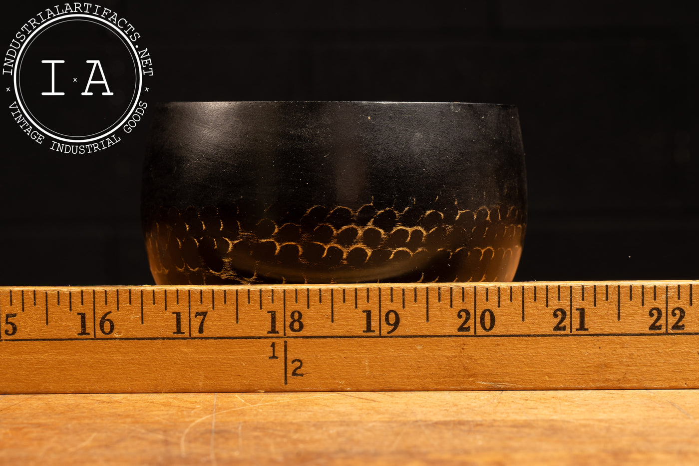 MCM Hammered Brass Bowl