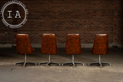 MCM Five-Piece Dining Table and Chair Set by Chromcraft