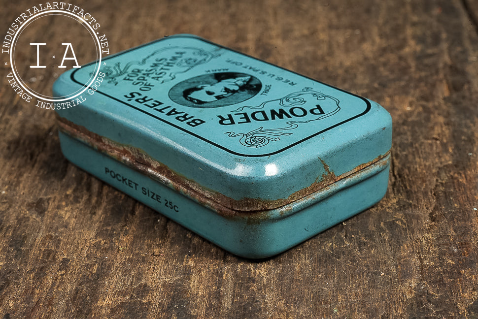 Brater’s Powder for Spasms of Asthma Pocket-Size Tin