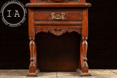 Late 19th Century Victorian Shaving Stand Cabinet