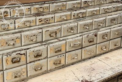 Antique Art Deco Chippy Apothecary Cabinet