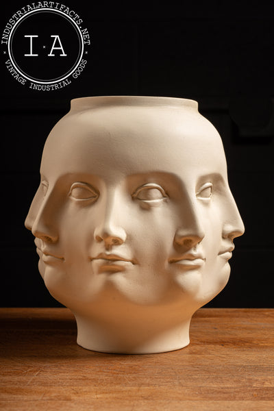 Modern Abstract Perpetual Face Resin Vase